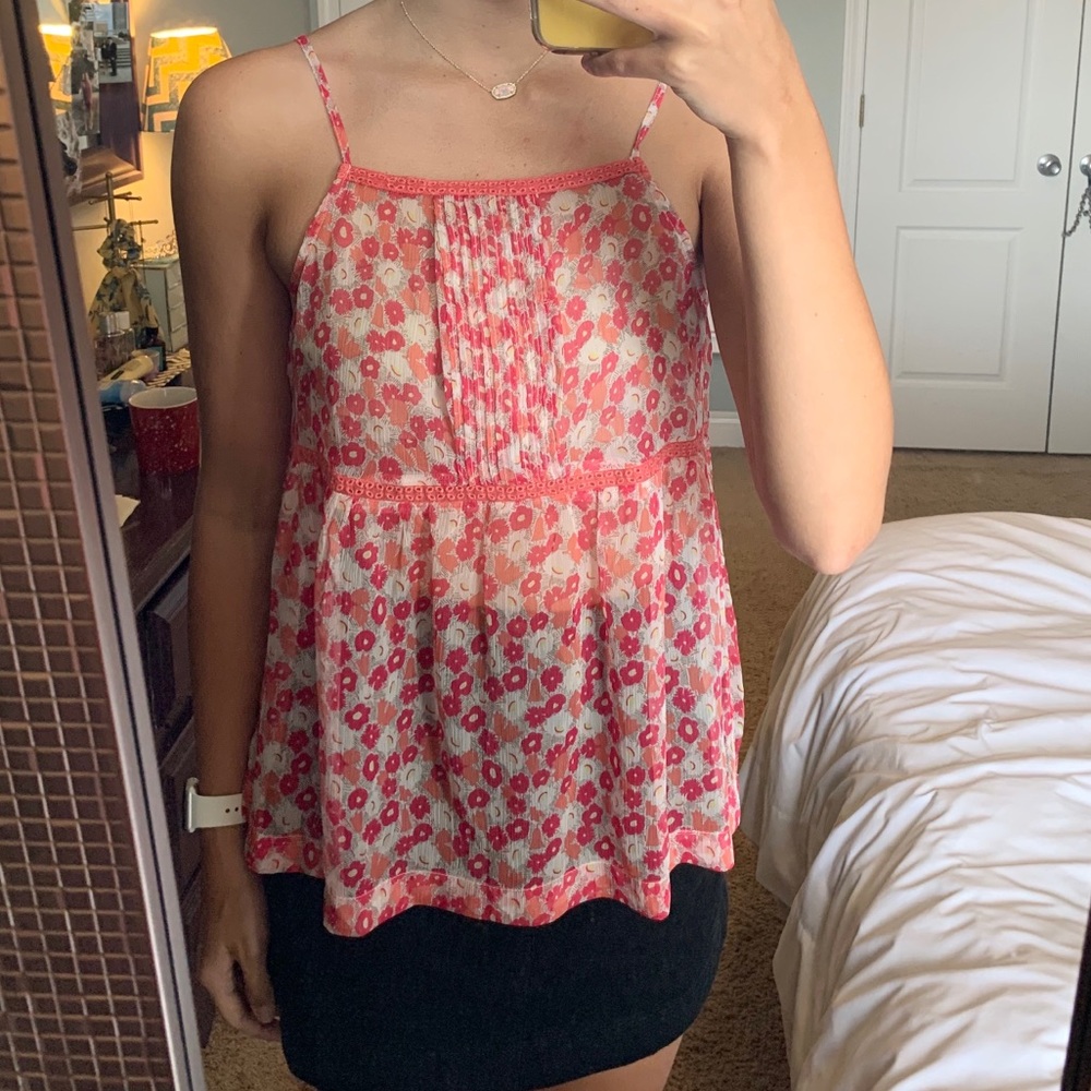 Floral tank top